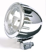 Chrom pl᚝, potkvac svtlo H7 parabola, 12V 55W. Hlinkov svtlomet, montovan za spodn st, prmr 117mm, hloubka 120mm