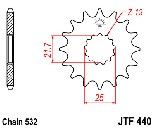 etzov koleko 14 zub. Vrobce JT. JTF440.14 JT