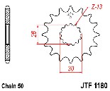 etzov koleko 17 zub. Vrobce JT. JTF1180.17 JT
