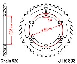 etzov rozeta 48 zub. Vrobce JT. JTR808.48 JT