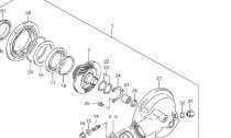 ELLER SHAFT - FINAL DRIVE GEAR (SEE NOTE)