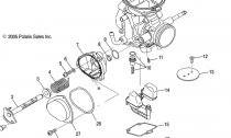 MOTOR, KARBURTOR, LOWER - A09MH50AS/AX/AZ