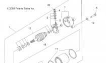 MOTOR, STARTING SYSTEM - A09MH50AS/AX/AZ