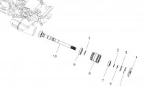 HLAVN PEVOD. SK OUTPUT SHAFT - A09DN50AB/AZ