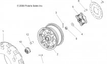 WHEELS, PEDN - A09DN50AB/AZ