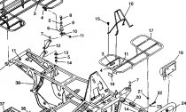 BUMPER/RACK MOUNTING SPORTSMAN 4X4 W9680