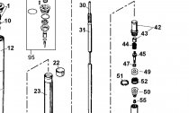 GABELBEINE WHITE POWER FORK LEGS WHITE POWER 125-380