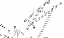 RAHMEN, AUSLEGER RM, SUB RM 125/0