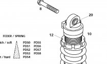 FEDERBEIN WP PDS TLUMI WP PDS 125/0