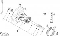 HINTERRAD LC4-E SUPER MOTO ZADN KOLO (A) LC4-E S.MOTO 6