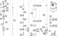 FORK LEGS WP USD 48 450/525 SX