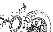 ZADN KOLO (A) (RM125C)