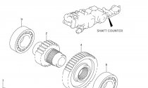 SHAFT COUNTER/IDLER (MODEL K3/K4)