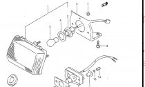 KONCOV SVTLO - LICENSE LAMP