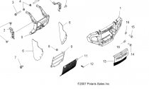 KAPOT, PEDN BUMPER AND MOUNTING - A08DN76FC