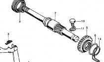 GEARSHIFT SPINDLE @ HDEL STARTOVAC PKY