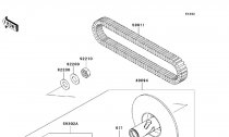 DRIVEN CONVERTER/DRIVE BELT