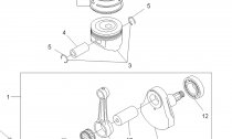 MOTOR, KLIKOV HDEL AND PST(Y) - A10LH27AX/AZ