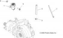 DRIVE TRAIN, GEARCASE MOUNTING, PEDN - A11ZX85FF