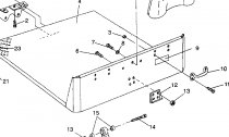 ZADN BED MOUNTING 6X6 250 W938727