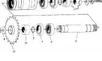 CENTER TIGHTENER ASSEMBLY 6X6 250 W938727