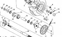 ZADN KOLO (A) DRIVE ASSEMBLY 6X6 250 W938727