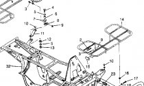 BUMPER/RACK MOUNTING  2X4 0L W9575