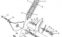 KYVN VIDLICE/SHOCK MOUNTING  2X4 0L W9575