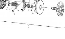 DRIVE SPOJKA ASSEMBLY  2X4 0L W9575