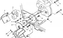 GEARCASE/BRAKE MOUNTING  2X4 0L W9575