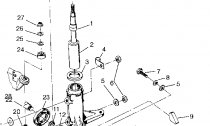 PEDN STRUT ASSEMBLY SCRAMBLER W9578