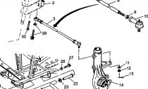 A-ARM/STRUT MOUNTING SPORTSMAN 500 W969244 AND SWEDISH SPORTSMAN 500 S96924