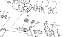 MIDDLE AXLE BRAKE MAGNUM 6X6 W97AE42A AND SWEDISH MAGNUM 6X6 S97AE42E