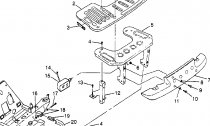 PEDN RACK AND BUMPER MOUNTING XPLORER 0L W97CC38C