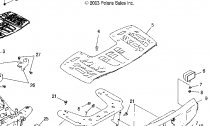 PEDN RACK AND BUMPER MOUNTING - A04CH42AQ/AR/AS/AT/AV