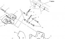 TMEN ZADN BRZDY MOUNTING - A04CA32AA/AB/FA