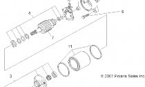 MOTOR, STARTING SYSTEM - A08MN50AF/AN/AQ/AS/AX