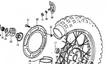 ZADN KOLO (A) (PE250N)