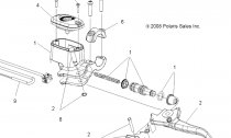 BRAKES, PEDN BRZDA LEVER AND MASTER VLEC - A11ZX85FF