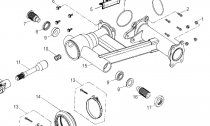 CHASSIS, ZADN KYVN VIDLICE - A11PBAB