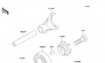 GEAR CHANGE DRUM / SHIFT FORK(S)