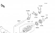 GEAR CHANGE DRUM / SHIFT FORK(S)