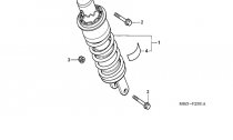 ZADN ODPRUEN (CB600F3/4/5/6)