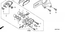 TMEN ZADN BRZDY (CB1000R)