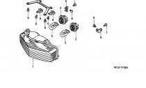 KONCOV SVTLO (CBR900RRY,1/RE1)