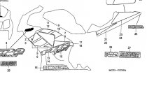 POLEPY(VTR1000SP2/3- E/ED/F/U)(VTR1000SP4/5/6)