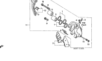 TMEN PEDN BRZDY (L.) (CBF600S6,8/SA6/N6,8/NA6)