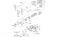 GEAR CHANGE DRUM - SHIFT FORK - E1362