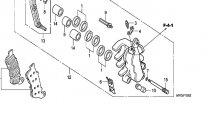  2 LEV TMEN PEDN BRZDY (CB600FA/ FA3)