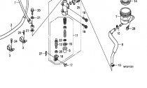  ZADN BRZDA MASTERVLEC (CB600FA/ FA3)